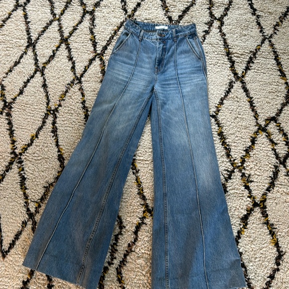 Zimmermann Wide Leg high waist jeans - Picture 2 of 10